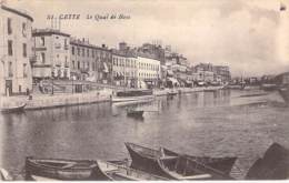 34 - CETTE ( SETE ) Le Quai De Bosc - CPA - Hérault - Sete (Cette)