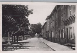 T1 - Carte Photo - Cpsm 69 - SAINT LAURENT DE CHAMOUSSET - Rue De La Gendarmerie - Saint-Laurent-de-Chamousset