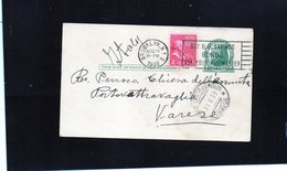 CG6 - Stati Uniti  - Cartolina Postale - Brooklin 19/8/1939 Per Porto Valtravaglia - 1921-40