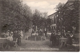 HAMBURG WINTERHUDE Gruss Aus Dem Fährhaus Belebt Gelaufen 24.5.1906 WILHELMSBURG - Winterhude