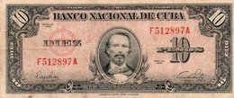 CUBA  10 PESOS  1949  P-79a - Cuba