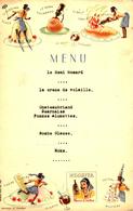Menu NEGRITA  Imprimé En France Georges Lang  Restaurant Maison Thomas à Anvers ANTWERPEN - Menus