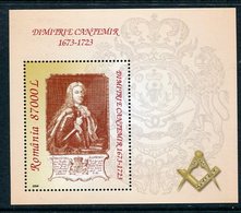 ROMANIA 2004 Cantemir Block MNH / **.  Michel Blocks 347 - Unused Stamps