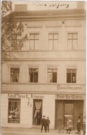 LÜBBEN Friseur Adolf Noack Bauschlosserei Fr Karl Gröcko Original Fotokarte Gelaufen  Als Soldatenkarte 23.3.1909 N Metz - Luebben (Spreewald)