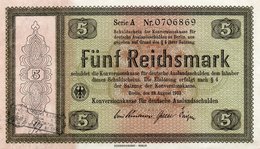 GERMANIA  5 REICHSMARK 1933 P-199  AUNC - 5 Reichsmark