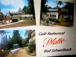 GERMANY ALEMAGNE Deutschland - Bad Schwalbach Taunus - Cafe Restaurant Platte N1965 HK4275 - Bad Schwalbach