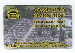 CdV °_ Auto-32-Gimont-Casse.Auto Gimontoise-Empêtre - Visitenkarten