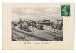 01 - AMBERIEU - Intérieur De La Gare, Train  - 2054 - Altri Comuni
