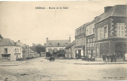 50  BREHAL   ROUTE  DE  LA  GARE - Brehal