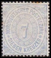 1869. NORDDEUTSCHER POSTBEZIRK.  7 KREUZER.  () - JF320121 - Mint