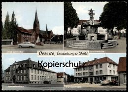 ALTE POSTKARTE OESEDE GEORGSMARIENHÜTTE SCHWESTERNHAUS KAROLINENHÖHE SPARKASSE VW KÄFER Ansichtskarte Postcard Cpa AK - Georgsmarienhuette