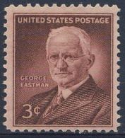 USA 1954 Mi 678 YT 584 Sc 1062 SG 1064 * MH - George Eastman (1854-1932)  Inventor Kodak / Erfinder, Industrieller - Photography