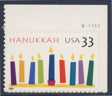 USA 1999 Mi 3212 - Self-adhesive ** Chanukka / Hanukkah / Chanoeka / Festival Of Lights / 'het Feest Van De Lichtjes' - - Jewish