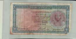 BILLET Banque NATIONAL BANK OF EGYPT- ONE EGYTIAN POUND  1956  -Janv 2020  Clas Gera - Egypte