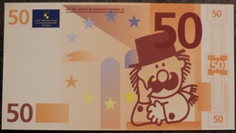 Imitatie-bankbiljet 50 Euro - Schoolgeld - Zonder Classificatie