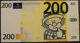 Imitatie-bankbiljet 200 Euro - Schoolgeld - Zonder Classificatie