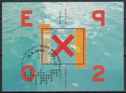 SUIZA 2002 Nº HB-32 USADO PRIMER DIA - Blocks & Sheetlets & Panes