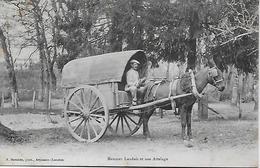 CPA - (40) - Dax- Landes - Meunier Landais Et Son Attelage âne. - Attelages