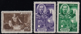 USSR/Russia 1949  Day Of The Radio  MNH  MI: 1345-47 - Unused Stamps