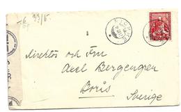 Nor183/ NORWEGEN - Stokke, Sturlusson Dichter Von Island 1942 Nach Finnland, Zensiert - Cartas & Documentos