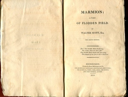 Walter SCOTT Marmion A Tale Of Flodden Field Edinburgh 1815 - 1800-1849