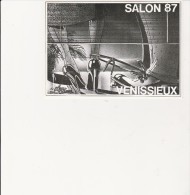 VENISSIEUX -CARTE LAUREAT DU CONCOURS "CREATION" Au 3 Eme Salon De La Carte -Postale  MARS 1987 - Andere & Zonder Classificatie