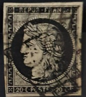 FRANCE 1849 - Canceled - YT 3 - 20c - 1849-1850 Cérès