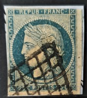FRANCE 1850 - Canceled - YT 4 - 25c - Sur Papier ... - 1849-1850 Cérès