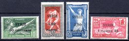 Syrie: Yvert N°122/125* Le 122(*) - Unused Stamps