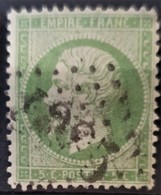 FRANCE 1862 - Canceled - YT 20 - 5c - Obl. Gr. Ch. - 1862 Napoleon III