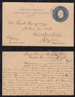 Argentina 1901 Stationery Postcard BUENOS AIRES To CONSTANTINE Algeria Unusual Destination - Lettres & Documents