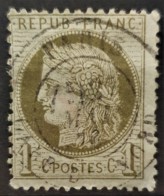 FRANCE 1872 - Canceled - YT 50 - 1c - 1871-1875 Cérès