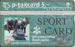 Switzerland: PTT KP-93/56A 307L Stiftung Schweizer Sporthilfe, Sportcard Viererbob - Zwitserland