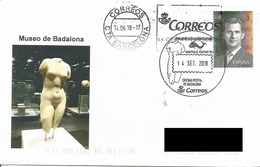 SPAIN. POSTMARK BADALONA MUSEUM. 2018 - Sonstige & Ohne Zuordnung