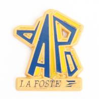Pin's Relief Et Découpé DAPD (Délégué Académique à La Protection Des Données) - LA POSTE - Carte De France - J090 - Postes
