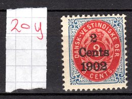 1902 MNH/** 20y   (dvi012) - Dänisch-Westindien
