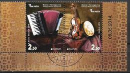 2014 Bosnien-Herzegowina / Bosnia-Herzegowina / Bosnie-Herzégowine MI. 638-9 Used Europa: Volksmusikinstrumente - 2014