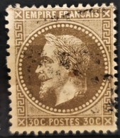 FRANCE 1867 - Canceled - YT 30 - 30c - 1863-1870 Napoleon III With Laurels