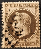 FRANCE 1867 - Canceled - YT 30 - 30c - 1863-1870 Napoleon III Gelauwerd