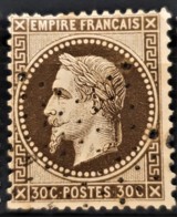 FRANCE 1867 - Canceled - YT 30 - 30c - 1863-1870 Napoléon III Lauré