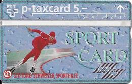 Switzerland: PTT KP-93/56 502L Stiftung Schweizer Sporthilfe, Sportcard Eisschnellauf - Zwitserland