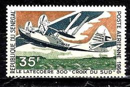 SENEGAL Aer55** 35f Gris Foncé, Réséda Et Vert 30ème Anniversaire De La Mort De Jean Mermoz Hydravion Latécoère "Croix D - Senegal (1960-...)