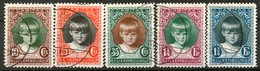 Luxembourg,1929,Mi 213/217,used,as Scan - Usados