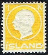 1912. King Frederik VIII. 1 Kr. Yellow (Michel 73) - JF160857 - Neufs