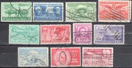 United States 1949 Year Set - Mi.594-604 - Used - Années Complètes