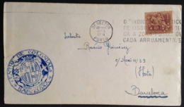 Portugal, Circulated Cover From Porto To Barcelona, 1958 - Collezioni