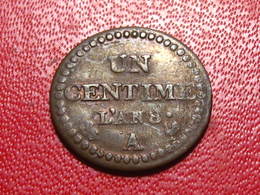 France - Un Centime An 8 A Paris Dupré 3364 - 1795-1799 Direktorium