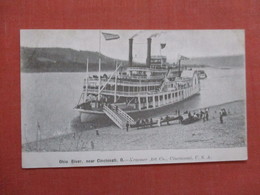 Steamer On Ohio River Near  Cincinnati Ohio >>    Ref  3858 - Cincinnati