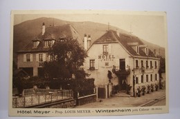WINTZENHEIM   - HOTEL  MEYER  - - Wintzenheim