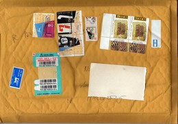 Israel Big Cover - R Letter Via Macedonia.nice Stamps - Cartas & Documentos